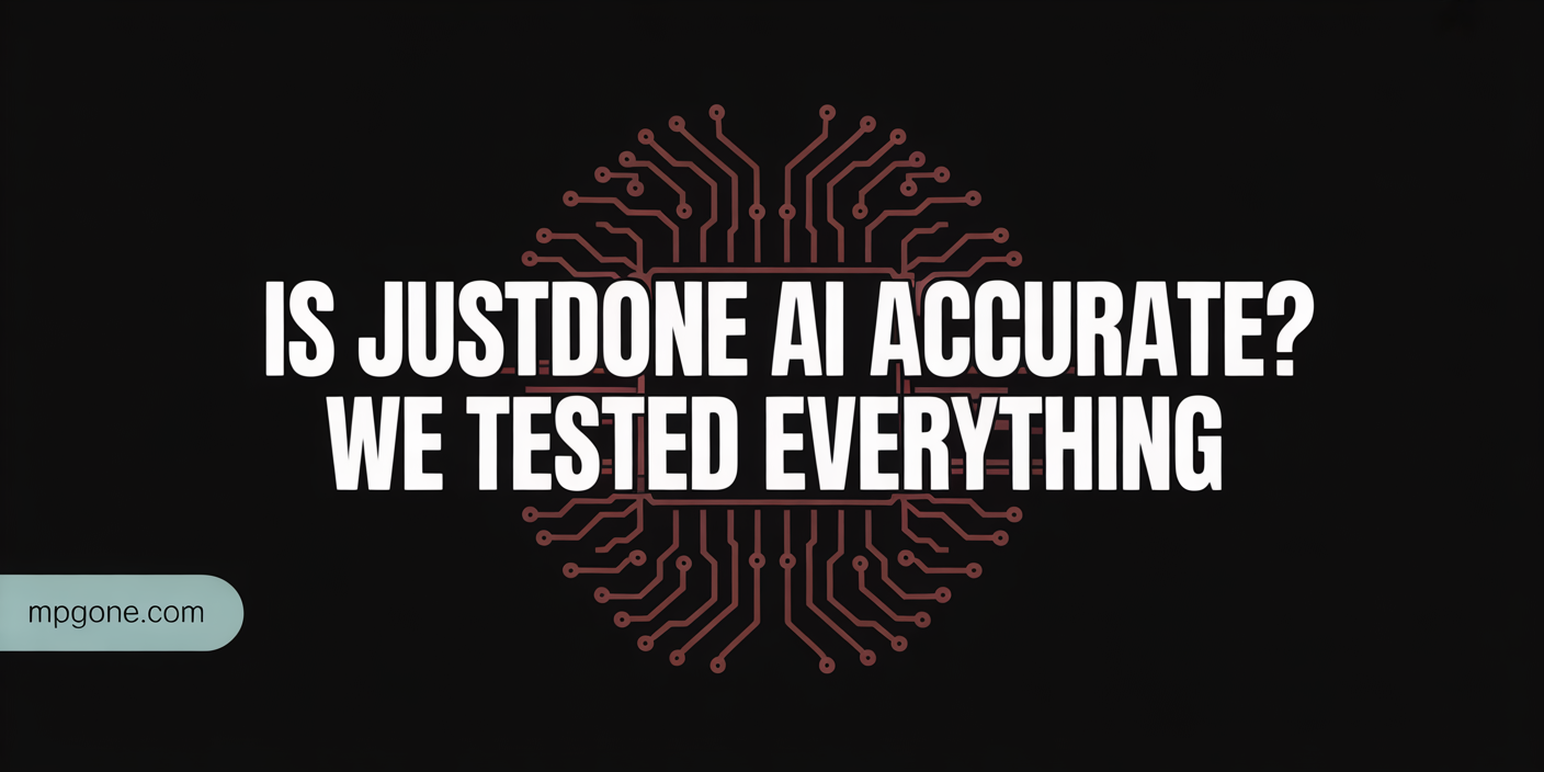 Is Justdone AI Accurate
